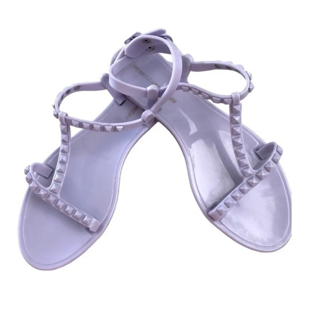 Rebecca Minkoff lilac opaque Sava sandal